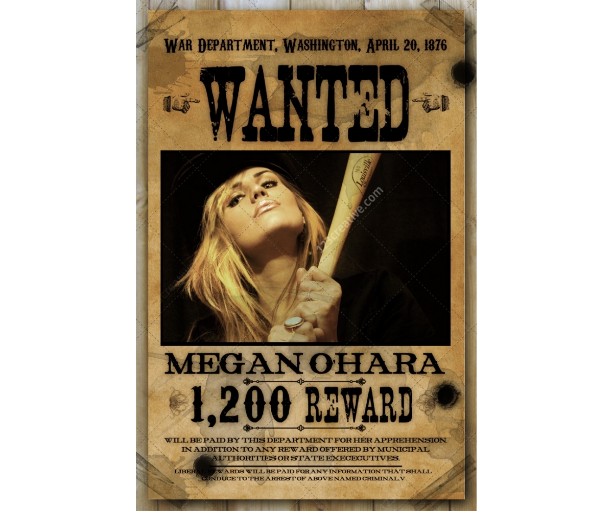 Old Wild West Wanted Posters