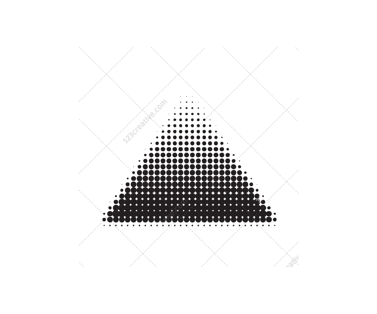 Halftone graphic elements and shapes - vector pack