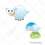 Sheep vector - cartoon vector - vector element