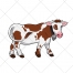 Cow vector - animal vector