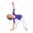 Yoga vector, gym vector, gymnastics, color vector