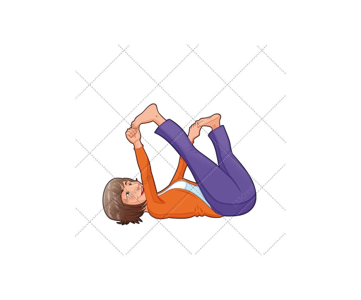 Download yoga vector (gilr vector, woman, training vector, exercise