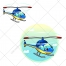 Helicopter, airplane vector, illustration, aircraft, plane vectors