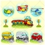 Vehicle vector pack, vehicle illustration, car, airplane, bus, train, helicopter, traffic light