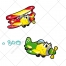 Vehicle vector, aircraft, airplane, plane vector