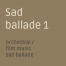 Sad ballade emotional background music