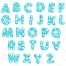 Font vector pack, bubble letters, alphabet vector, abc vector