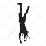 breakdance, hip hop, pose, vector, silhouette