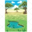 Safari illustration, landscape vector, buy vectors