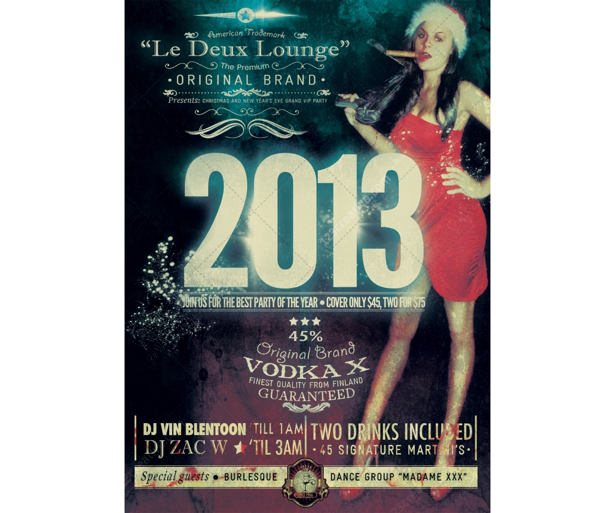 NYE Party Flyer, Print Templates