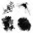 subtle grunge brush, coffee stain brushes, splatter brushes, abstract grunge brushes, grunge brushset, grunge splatter brushes