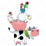 animal pyramid vector, animals vector, animal illustration, cartoon animal vectors, farm animals vector, pyramid vector