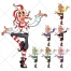 Circus vector, clown vector, cartoon clown vector, happy clown vector, jester vector, artist vector, performer vector