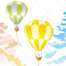 bunny vector, cute, tiny bunnies, air balloon, illustration pack, color vector, bunny in basket, gear vector, flying balloon, 