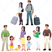 happy family, children, vector, child, mother, mom, daddy, papa, boy, family vacation, girl, familly, baby, summer vacation, 