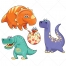 Dinosaur vector, dino, animal vector, triceratops vector, comic vector, cartoon animal vectors, brontosaurus, pterodactyl vector