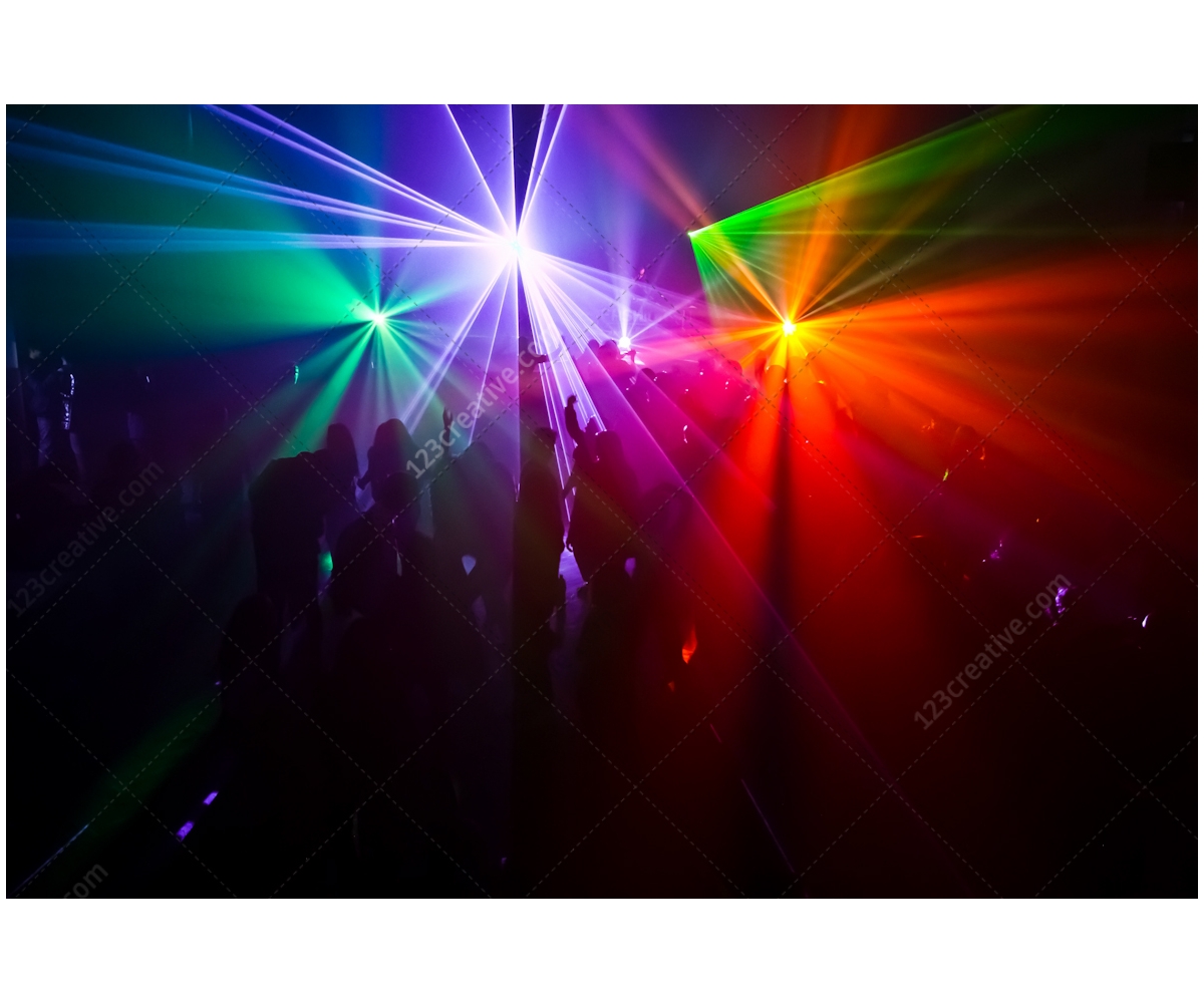 High res disco backgrounds – buy party background for club flyer, nightclub  poster. Dancing people silhouette, disco lights.