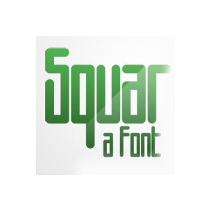 Squareworm - font