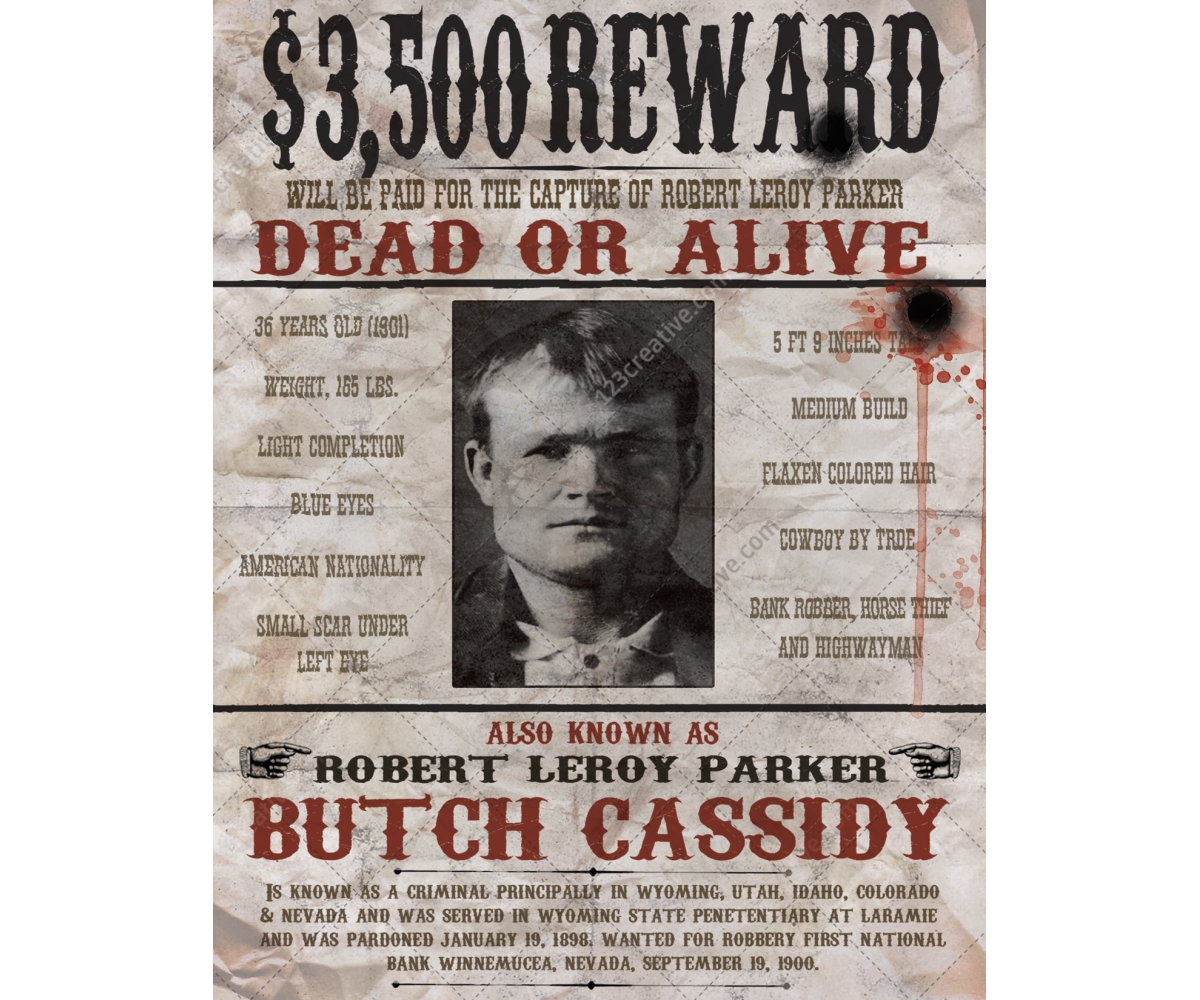 Old West Wanted Poster Template from www.123creative.com