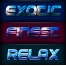 neon text effect, blue photoshop style, glossy layer styles