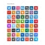 rounded square icons, round border icon, Skype, Dropbox, Youtube, Flattr, Evernote, Paypal, Safari, Opera, Chrome