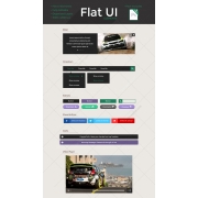 web ui kit, buy web elements, share buttons
