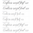 Centeria script  - font family