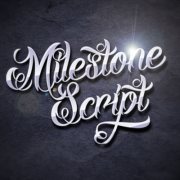 Milestone Script - font