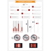 UI kit, vector web elements, vector UI design, vector user interface