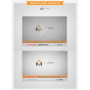 player mock up template for preset your product