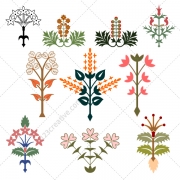 flower vector collection