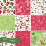Christmas retro vector patterns
