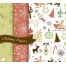 Soft christmas decorative pattern, seamless vector pattern