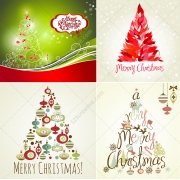 Christmas tree vectors