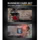 Dirty Grunge Business card design, print template