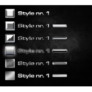 Metal styles 1 (24 photoshop styles pack)