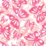 pink vector pattern with butterflies