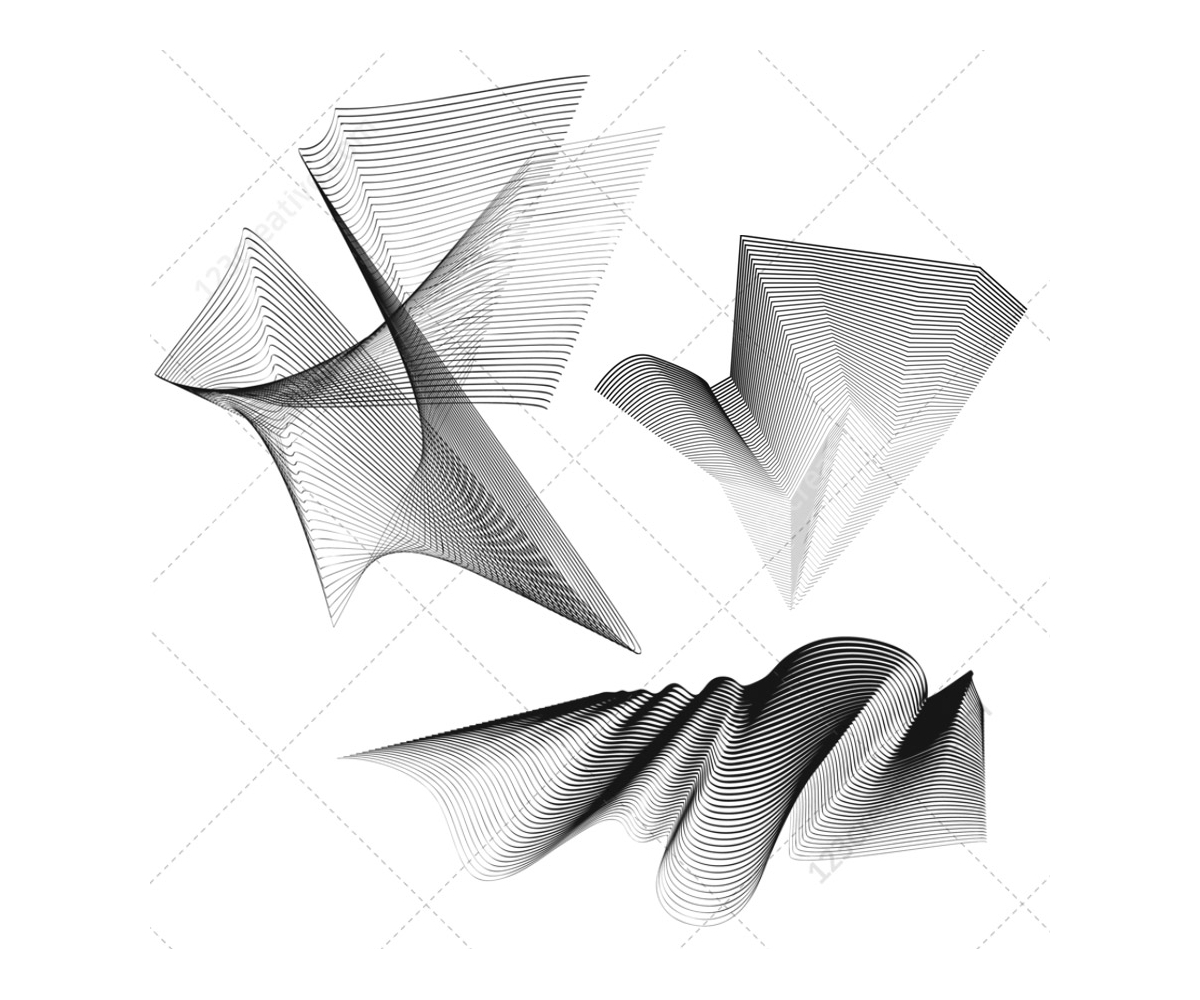 Abstract Wave brushes for Photoshop various high Abstract Wave brushes for Photoshop various high