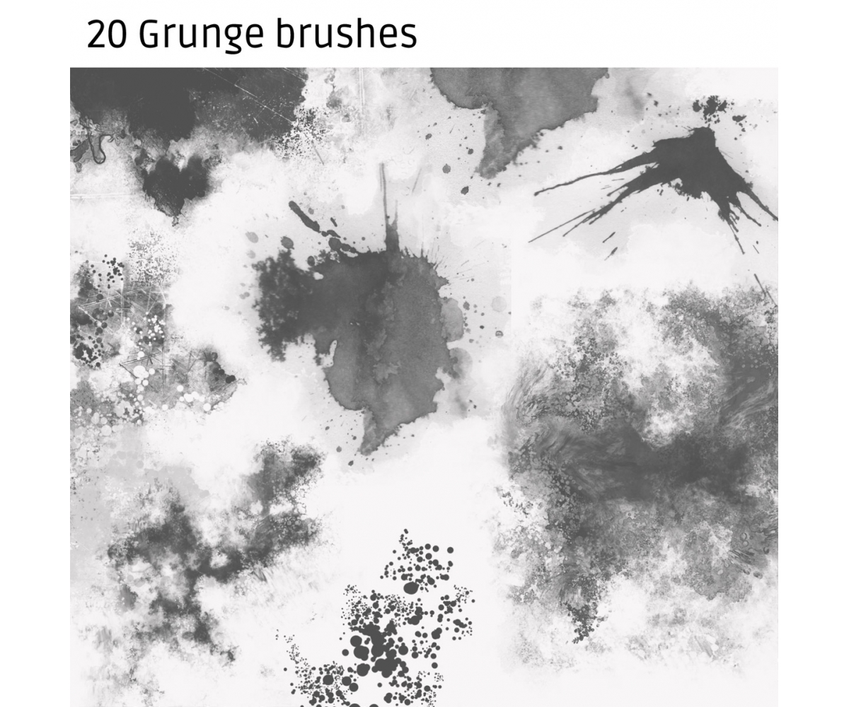 grunge brush photoshop