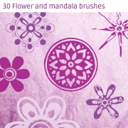 Flower brushes for Photoshop