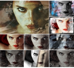 Grunge and scratched look for photos - Distressed Image Treatments