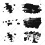 Grunge and splatter brushes pack 1