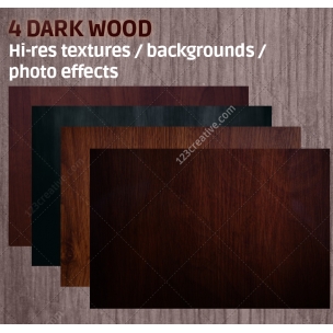 4 Dark wood textures (high resolution) 