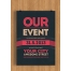 Event Flyer Template PSD, modern party template photoshop