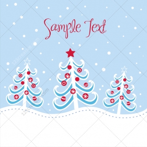 Winter and Christmas vector greeting cards - beautiful Christmas card ...