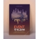modern event flyer template psd, exhibition poster template