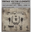 hipster vectors, Vintage Vector Graphic Design Elements