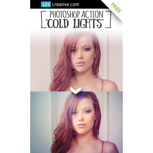 FREE Cold lights - Photoshop action