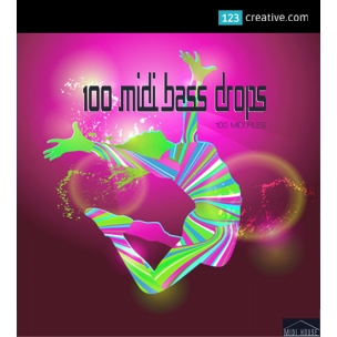 Midi Bass Drops - 100 Midi files