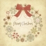 4 Merry Christmas vector cards